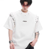 Vest Lace-up Short Sleeve Tee NS932