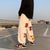 Varsity Emboridered Letter Baggy Pants NS722