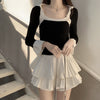 Layered Low-Rise Mini Skirt NS981