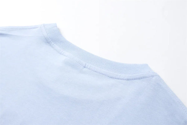 Cute Ghost Cross Graphic Oversized Street Tee NS621