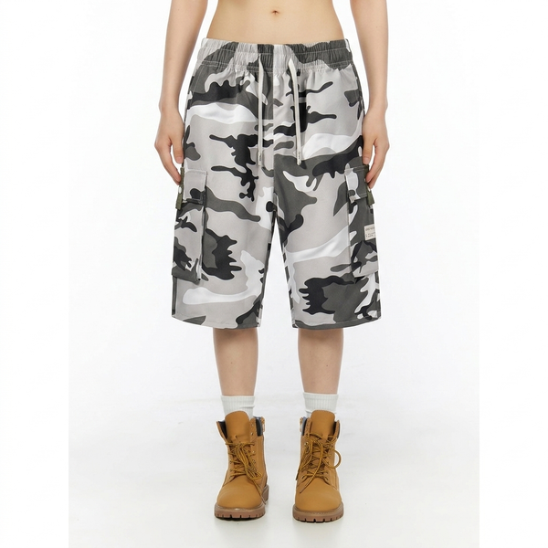 Camo Baggy Casual Shorts NS748