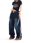 Racing Striped Retro Jeans NS821