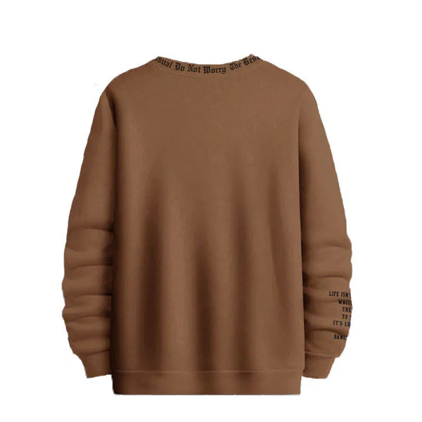 Dream Letter Graphic Relaxed Crewneck Sweatshirt NS2299