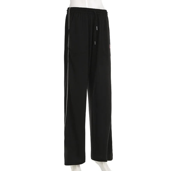 "24" Side Stripe Baggy Sweatpants NS2269