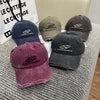 "EPOWER" Washed Distressed Denim Baseball Cap NS217