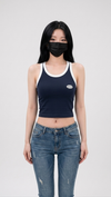 Logo Patch Racerback Crop Tank NS613