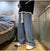 Loose Casual Cool Straight Drawstring Pants NS734