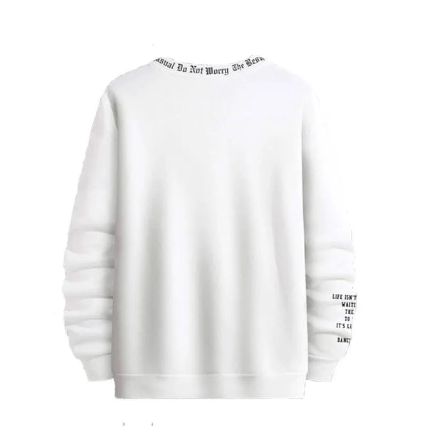 Dream Letter Graphic Relaxed Crewneck Sweatshirt NS2299