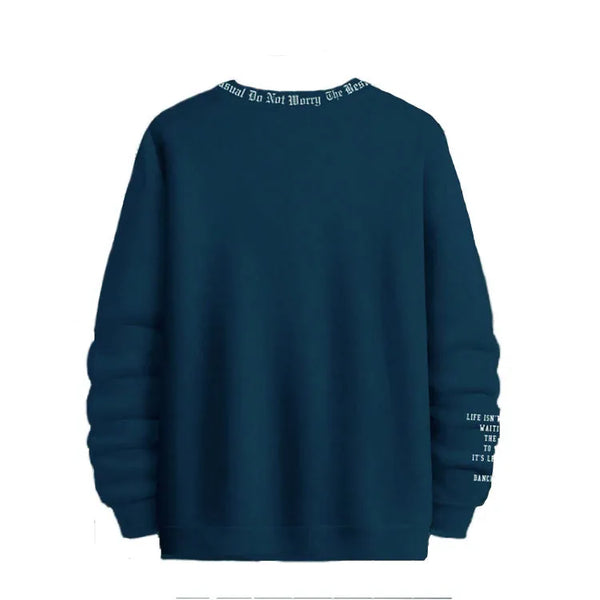 Dream Letter Graphic Relaxed Crewneck Sweatshirt NS2299