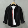 Button-Up Long-Sleeve Shirt Striped NS888