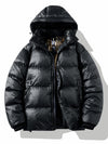 Black Gloss Down Duck Winter Jacket/Parka NS423