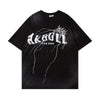 "THE END" Dark Washed Graphic Tee NS397