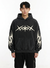Shine Graphic Oversized Pullover Hoodie NS196