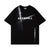 "AKANBULL" Streak Graphic Tee NS779