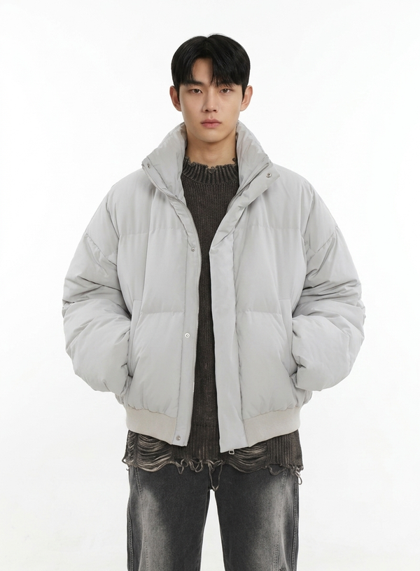 Oversized Puffer Crop Down Jacket NS999