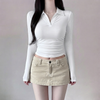 Slim Fit Collared Long Sleeve Shirt NS2274