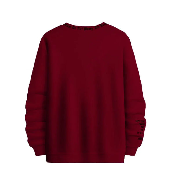 Dream Letter Graphic Relaxed Crewneck Sweatshirt NS2299