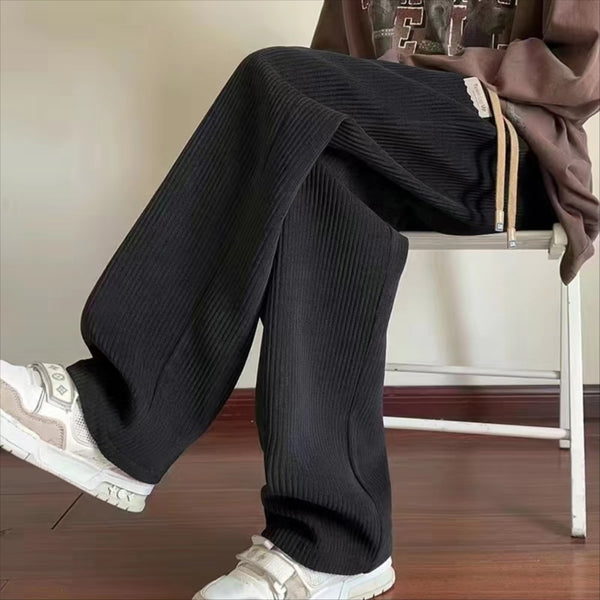 Loose Straight Casual Light String Pants NS465