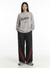 Baggy Wide-Leg V-Striped Sweatpants NS629