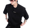 Vest Lace-up Short Sleeve Tee NS932