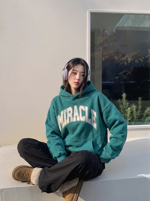 "MIRACLE" Boxy Oversized Pullover Hoodie NS578