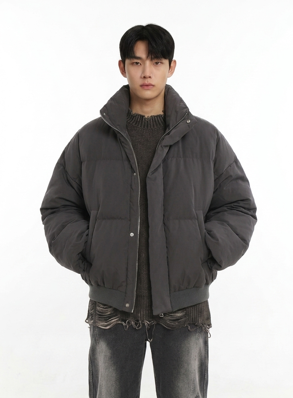 Oversized Puffer Crop Down Jacket NS999