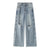 Baggy Distressed Ripped Denim Jeans NS610