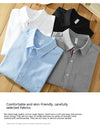 Button-Up Long-Sleeve Shirt Striped NS888