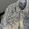 Vintage Oversized Back-Letter Embroidery Coat Jacket NS232