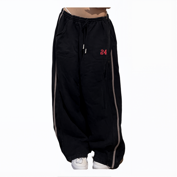 "24" Side Stripe Baggy Sweatpants NS2269